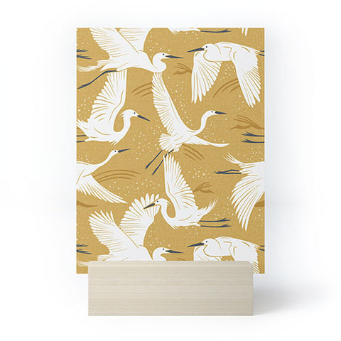 Heather Dutton Soaring Wings Goldenrod Yellow Mini Art Print