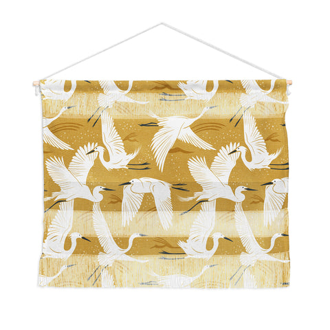 Heather Dutton Soaring Wings Goldenrod Yellow Wall Hanging Landscape