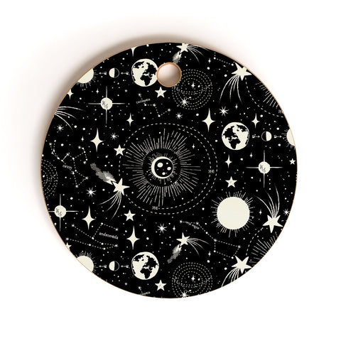 Heather Dutton Solar System Cutting Board Round