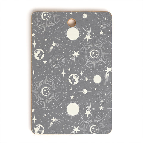 Heather Dutton Solar System Moondust Cutting Board Rectangle