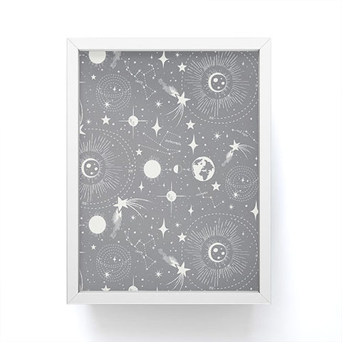 Heather Dutton Solar System Moondust Framed Mini Art Print