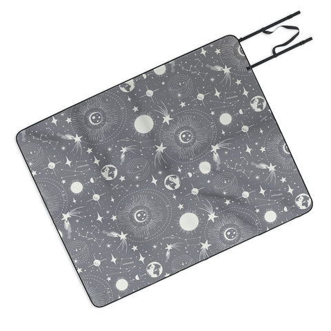 Heather Dutton Solar System Moondust Picnic Blanket
