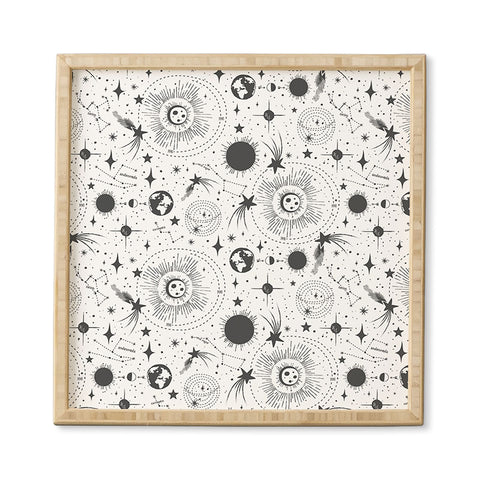 Heather Dutton Solar System White Framed Wall Art