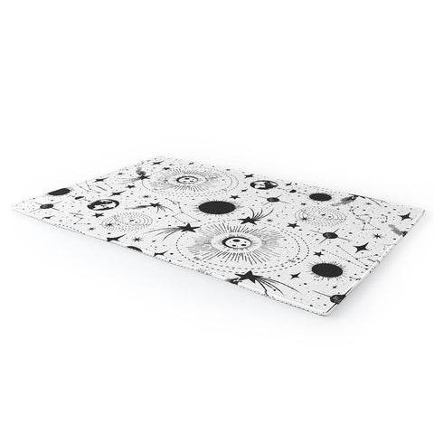 Heather Dutton Solar System White Area Rug
