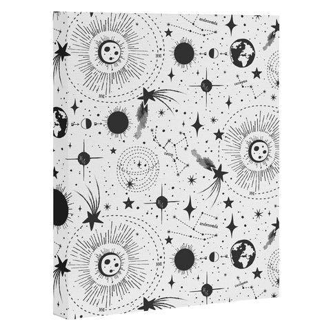Heather Dutton Solar System White Art Canvas