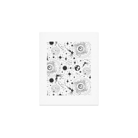 Heather Dutton Solar System White Art Print