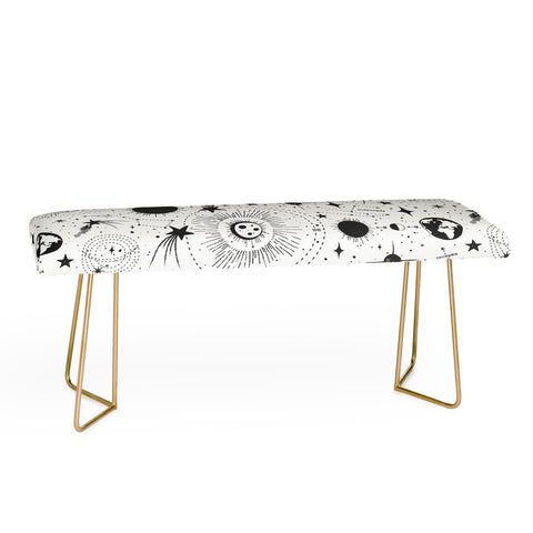Heather Dutton Solar System White Bench