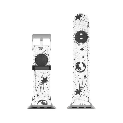Heather Dutton Solar System White Apple Watch Band