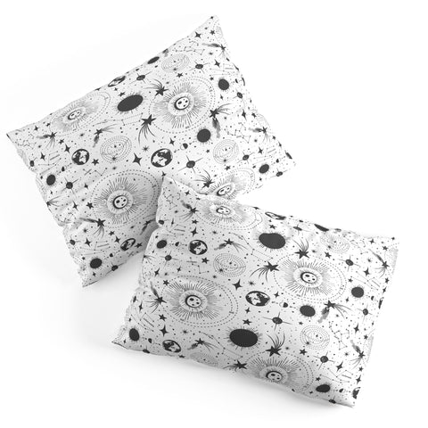 Heather Dutton Solar System White Pillow Shams