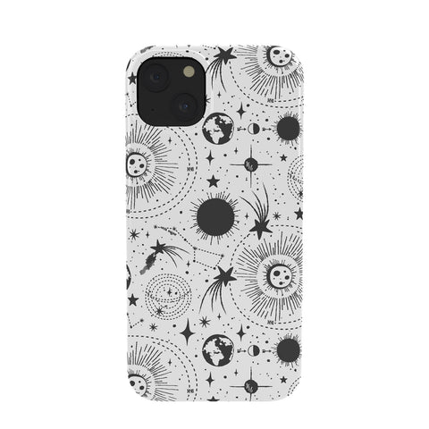 Heather Dutton Solar System White Phone Case