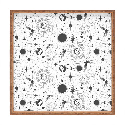 Heather Dutton Solar System White Square Tray