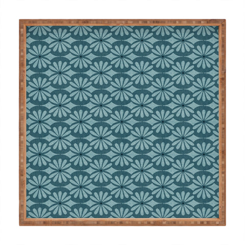 Heather Dutton Solstice Teal Square Tray