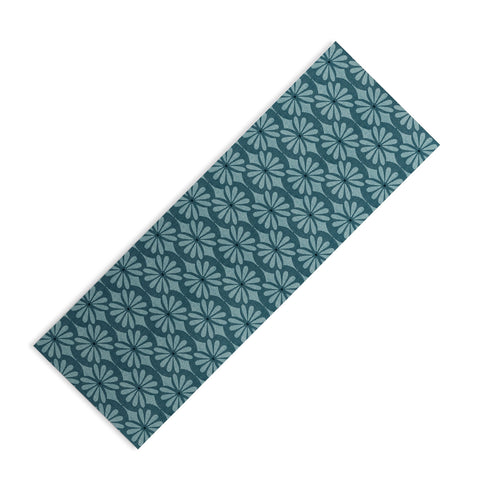 Heather Dutton Solstice Teal Yoga Mat