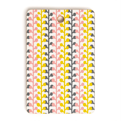 Heather Dutton Sprig Pink Lemonade Cutting Board Rectangle