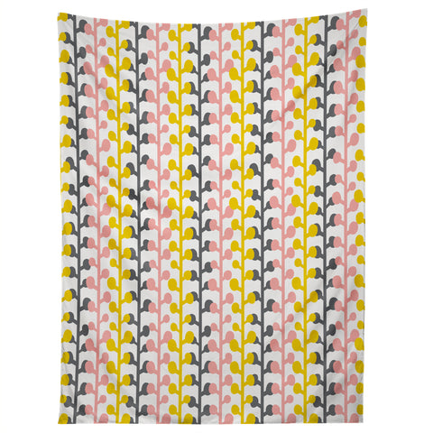 Heather Dutton Sprig Pink Lemonade Tapestry