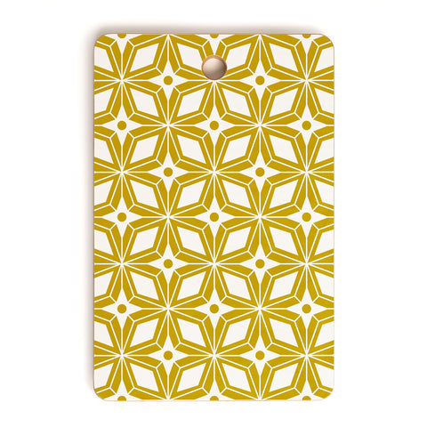 Heather Dutton Starbust Gold Cutting Board Rectangle