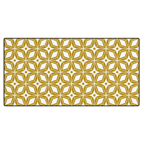Heather Dutton Starbust Gold Desk Mat