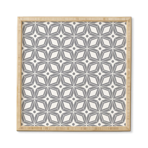 Heather Dutton Starbust Grey Framed Wall Art