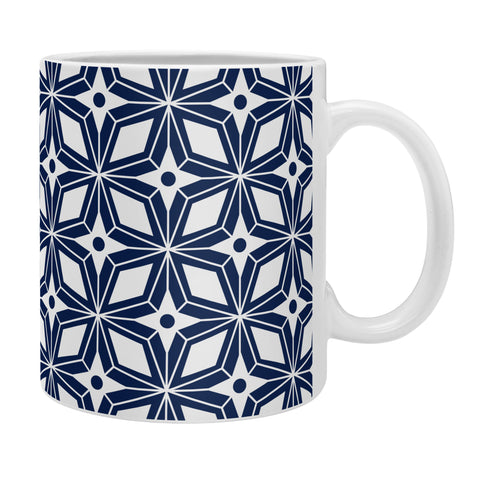 Heather Dutton Starbust Navy Coffee Mug