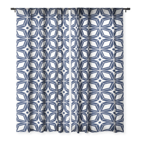 Heather Dutton Starbust Navy Sheer Non Repeat
