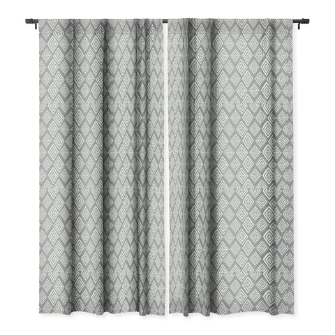 Heather Dutton Study in Gray Blackout Window Curtain
