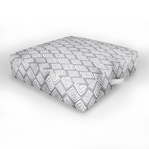 Heather Dutton Study in Gray Outdoor Floor Cushion