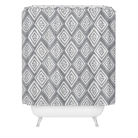 Heather Dutton Study in Gray Shower Curtain