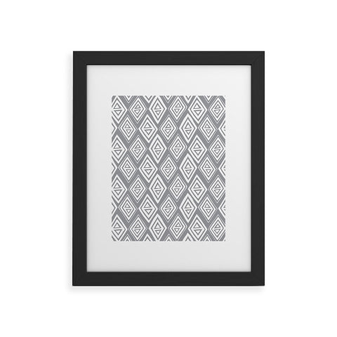 Heather Dutton Study in Gray Framed Art Print