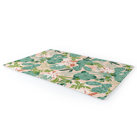 Heather Dutton Succulent Garden Blush Area Rug