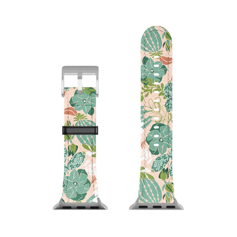 Heather Dutton Succulent Garden Blush Apple Watch Band