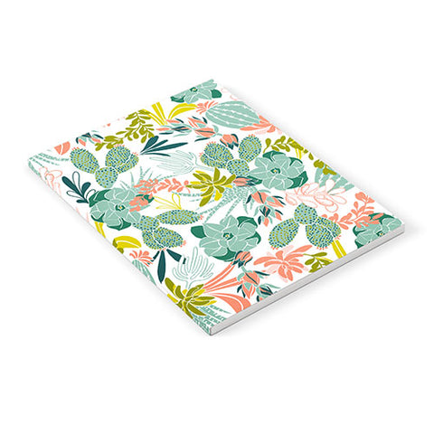 Heather Dutton Succulent Garden White Notebook