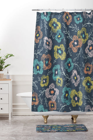 Heather Dutton Summerlicious Shower Curtain And Mat
