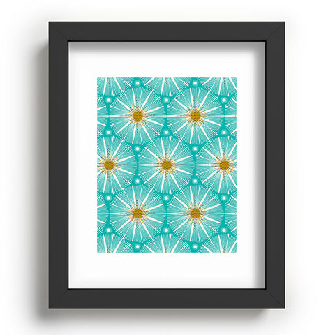 Heather Dutton Supernova Aqua Recessed Framing Rectangle