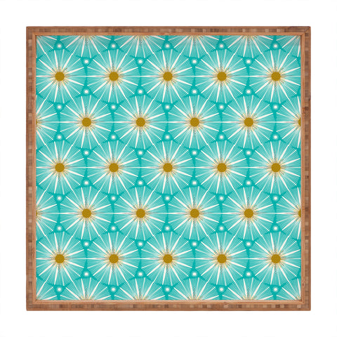 Heather Dutton Supernova Aqua Square Tray