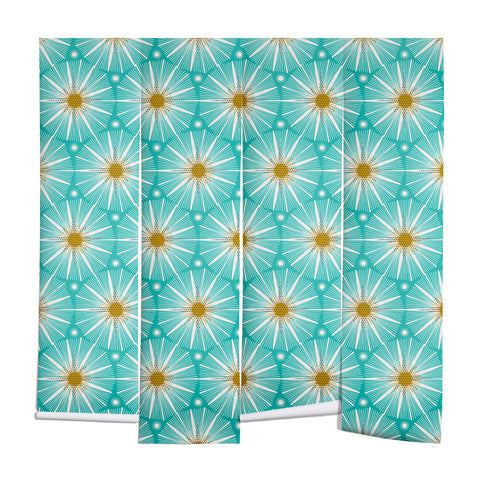 Heather Dutton Supernova Aqua Wall Mural