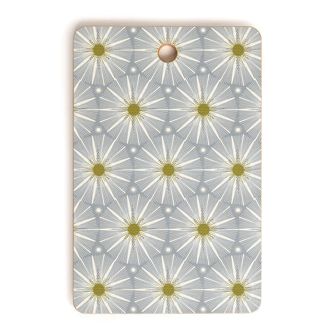 Heather Dutton Supernova Gray Cutting Board Rectangle