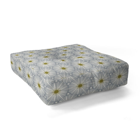 Heather Dutton Supernova Gray Floor Pillow Square