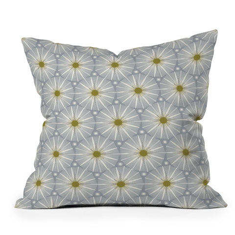 Heather Dutton Supernova Gray Throw Pillow