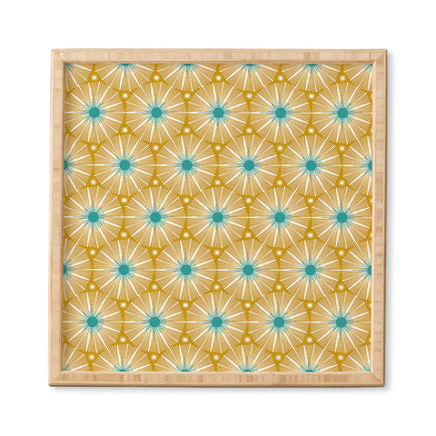 Heather Dutton Supernova Yellow Framed Wall Art
