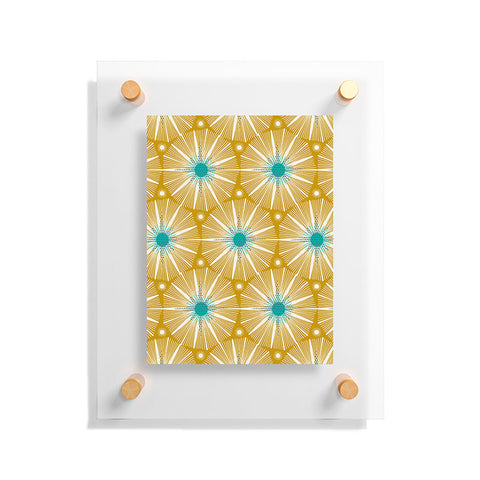 Heather Dutton Supernova Yellow Floating Acrylic Print