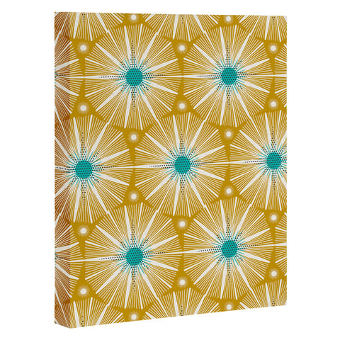 Heather Dutton Supernova Yellow Art Canvas