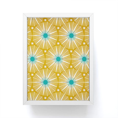 Heather Dutton Supernova Yellow Framed Mini Art Print