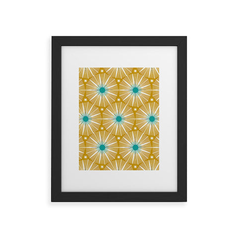 Heather Dutton Supernova Yellow Framed Art Print