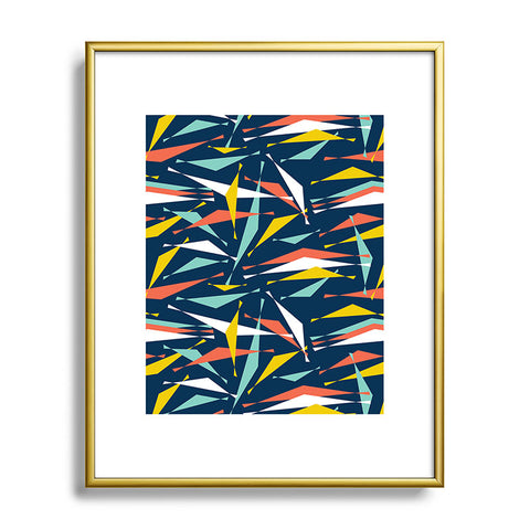 Heather Dutton Swizzlestick Party Girl Metal Framed Art Print