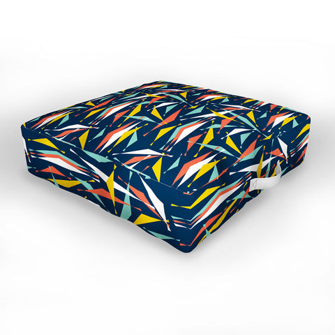 Heather Dutton Swizzlestick Party Girl Outdoor Floor Cushion