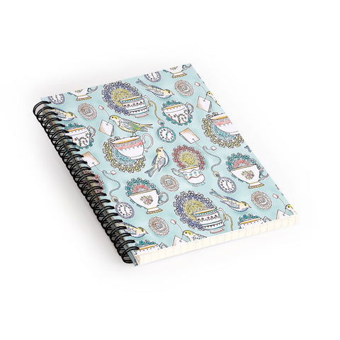Heather Dutton Tea Time Spiral Notebook