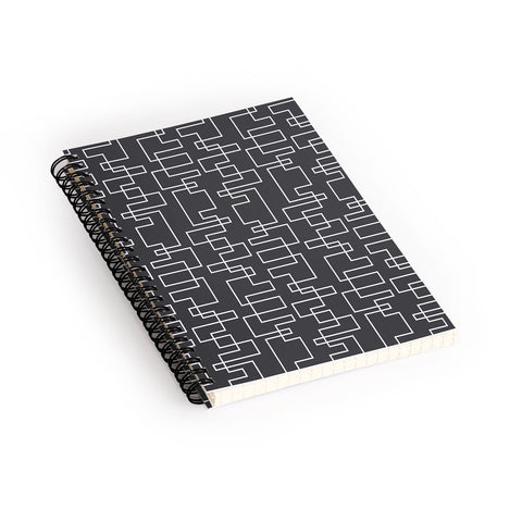 Heather Dutton Transit Black Spiral Notebook