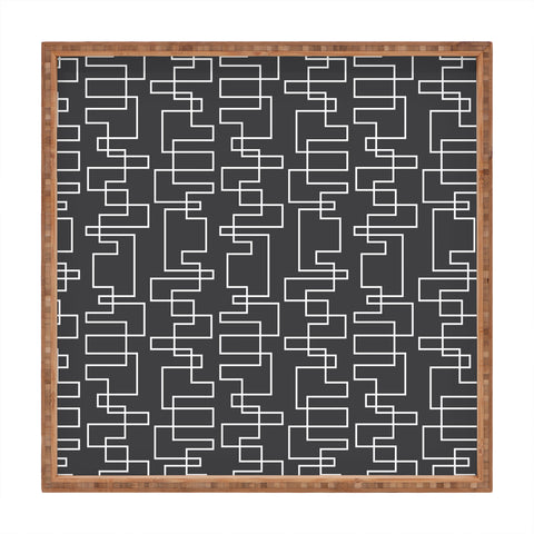 Heather Dutton Transit Black Square Tray