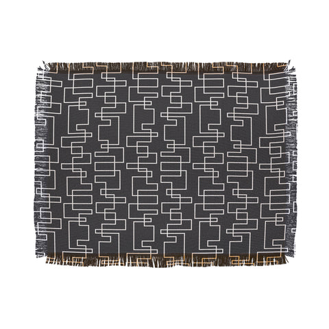 Heather Dutton Transit Black Throw Blanket