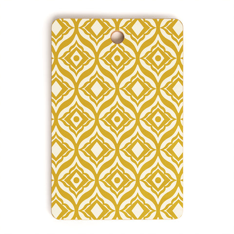 Heather Dutton Trevino Yellow Cutting Board Rectangle